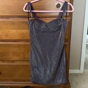 Fashion Nova Metallic Mini dress